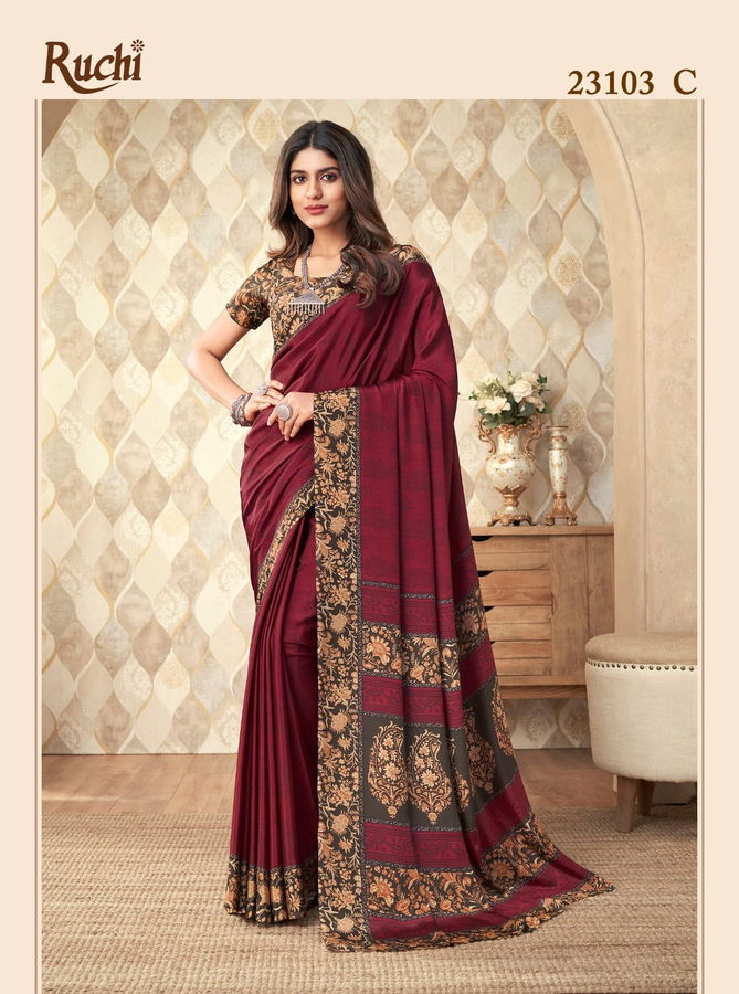 Vivanta Silk 20 By Ruchi Daily Wear Sarees Catalog